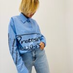 Chemise Rayée Imprimée En Coton LM LULU