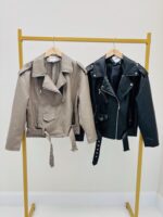 Veste Simili Cuir Style Perfecto Coupe Structurée – Image 2