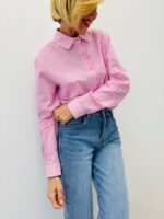 Chemise Brodée Petites Feuilles En Coton – Image 4