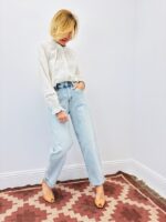 Chemise Col Victorien Imprimé Fleuri En Coton