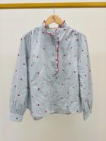 Chemise Motifs Cœurs Col Victorien En Coton – Image 2