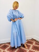 Robe Longue Rayée En Coton – Marque Goa – Image 5