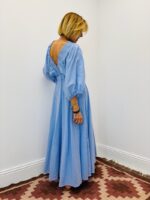 Robe Longue Rayée En Coton – Marque Goa