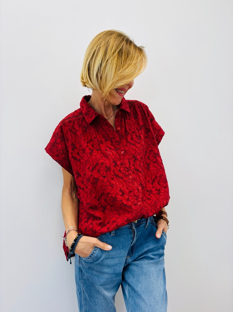 IMG_8555 Top Broderie Anglaise Titi En Coton - Marque Goa – Image 1