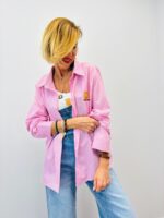 Twin-Set Chemise Rayée & Débardeur Amovible Assorti – Image 3