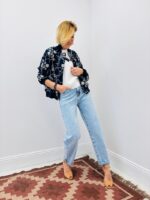 Blouson Denim Brodé Floral - Marque Ange – Image 3