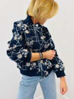 Blouson Denim Brodé Floral - Marque Ange – Image 4