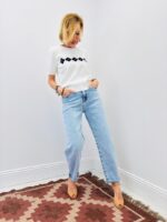 Jean Coupe Droite Denim Clai – Image 5