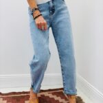 Jean Coupe Droite Denim Clai