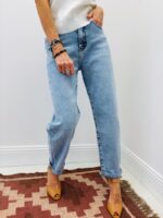 Jean Coupe Droite Denim Clai