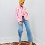 Gilet Matelassé En Coton Brodé Esprit Folk Chic