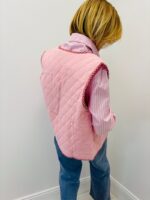 Gilet Matelassé En Coton Brodé Esprit Folk Chic – Image 5