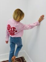 Chemise Rayée “Self Love” Message Dos – Image 9