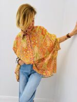 Chemise Oversize Imprimé Paisley Soleil - Marque Goa – Image 5