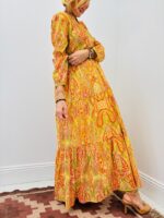 Robe Longue Bohème Imprimé Paisley Soleil - Marque Goa – Image 5