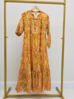 Robe Longue Bohème Imprimé Paisley Soleil - Marque Goa – Image 2