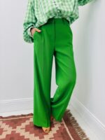 Pantalon Large Tailleur Fluide Élégance Vibrante - ANGE