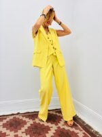 Pantalon Large Tailleur Fluide Élégance Vibrante - ANGE – Image 4