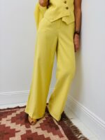 Pantalon Large Tailleur Fluide Élégance Vibrante - ANGE – Image 5