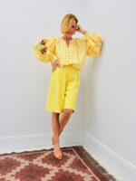 Bermuda Tailleur Fluide Élégance Moderne