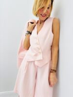 Gilet Tailleur Croisé Élégance Lumineuse - ANGE – Image 3