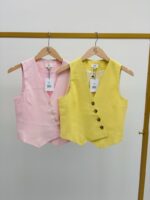 Gilet Tailleur Croisé Élégance Lumineuse - ANGE – Image 5