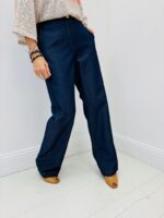 Tailleur Denim Structuré – Ensemble Veste & Pantalon Élégance Moderne – Image 7