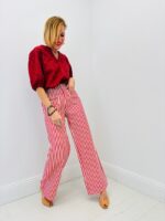 Top Broderie Coton Rouge - Marque Goa – Image 3