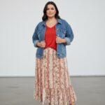 Veste En Jean Stretch Coupe Confort – Denim Bleu Délavé