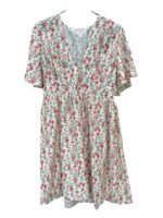 Robe Imprimée Fleurie Grande Taille – Décolleté Croisé & Coupe Empire Fluide – Image 3