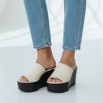 Sandales À Plateforme Compensée Minimaliste