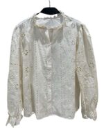 Chemise Broderie Anglaise Grande Taille – Col Volanté & Esprit Romantique – Image 5