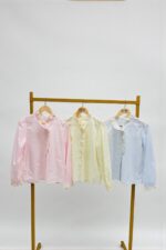 Chemise À Carreaux Col Victorien En Coton – Image 7