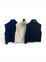 Gilet Zippé Style Camionneur En Maille Douce – Image 6