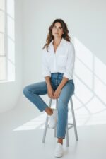 Chemise Essentielle En Coton Doux À Coupe Fluide – Image 4