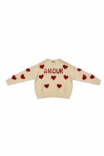 Pull Amour En Maille Douce À Motifs Cœurs – Image 3