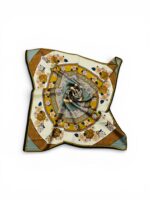 Carré Fluide À Motifs Fleurs Graphiques – Image 2