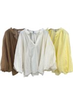 Blouse En Voile De Coton À Manches Amples – Image 6