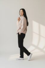 Bomber En Simili Cuir À Col Montant – Image 4