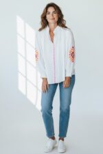 Chemise En Voile De Coton À Détails Brodés – Image 2