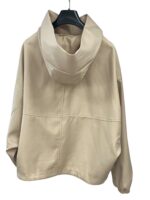 Veste À Capuche Smockée À La Taille – Image 4