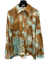 Chemise Fluide Imprimée En Viscose Et Soie – Image 3