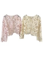 Top En Dentelle Transparente Florale – Image 4