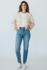 Top En Dentelle Transparente Florale – Image 3