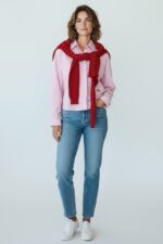 Chemise Rayée En Coton À Col Structuré – Image 4