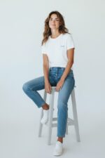 T-Shirt En Coton Imprimé Cœur “Amor” – Image 2