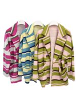 Veste Maille Rayée Esprit Casual Chic – Image 4