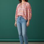 Blouse Imprimée Fleurie Esprit Rétro Chic