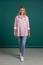 Chemise Rayée À Patch Brodé Esprit Parisien – Image 2