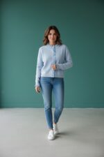 Gilet Maille Douce À Volants Délicats – Image 3